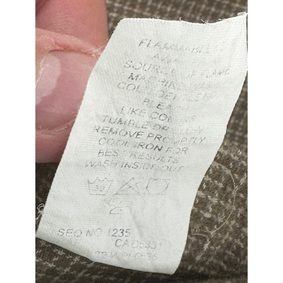 Woolrich Mens Shirt Tall 2XL Button Down Long Sleeve Plaid Cotton Guatemala - Picture 8 of 12